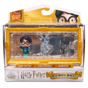 Spin Master Harry Potter: Micro Magical Moments - Harry Potter/Stag Patronus/Dementor Figures Set 6069437 - Spin Master