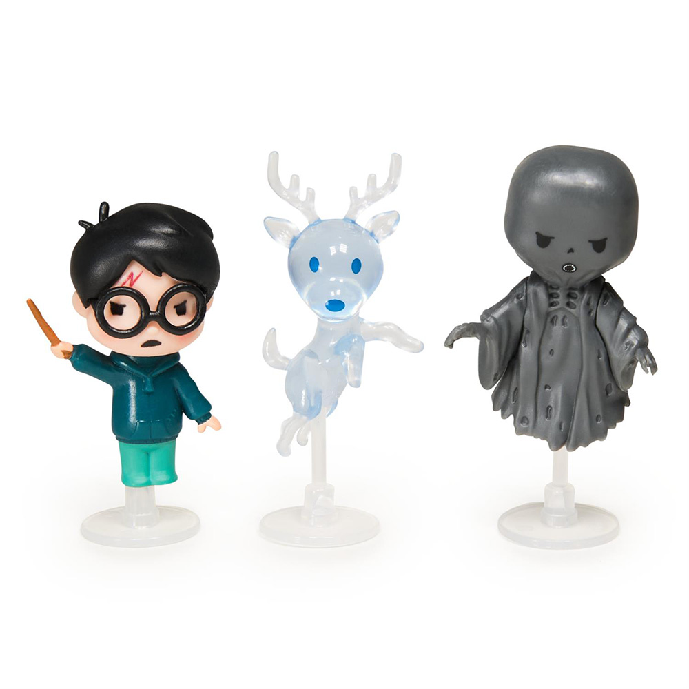 Spin Master Harry Potter: Micro Magical Moments - Harry Potter/Stag Patronus/Dementor Figures Set 6069437 - Spin Master