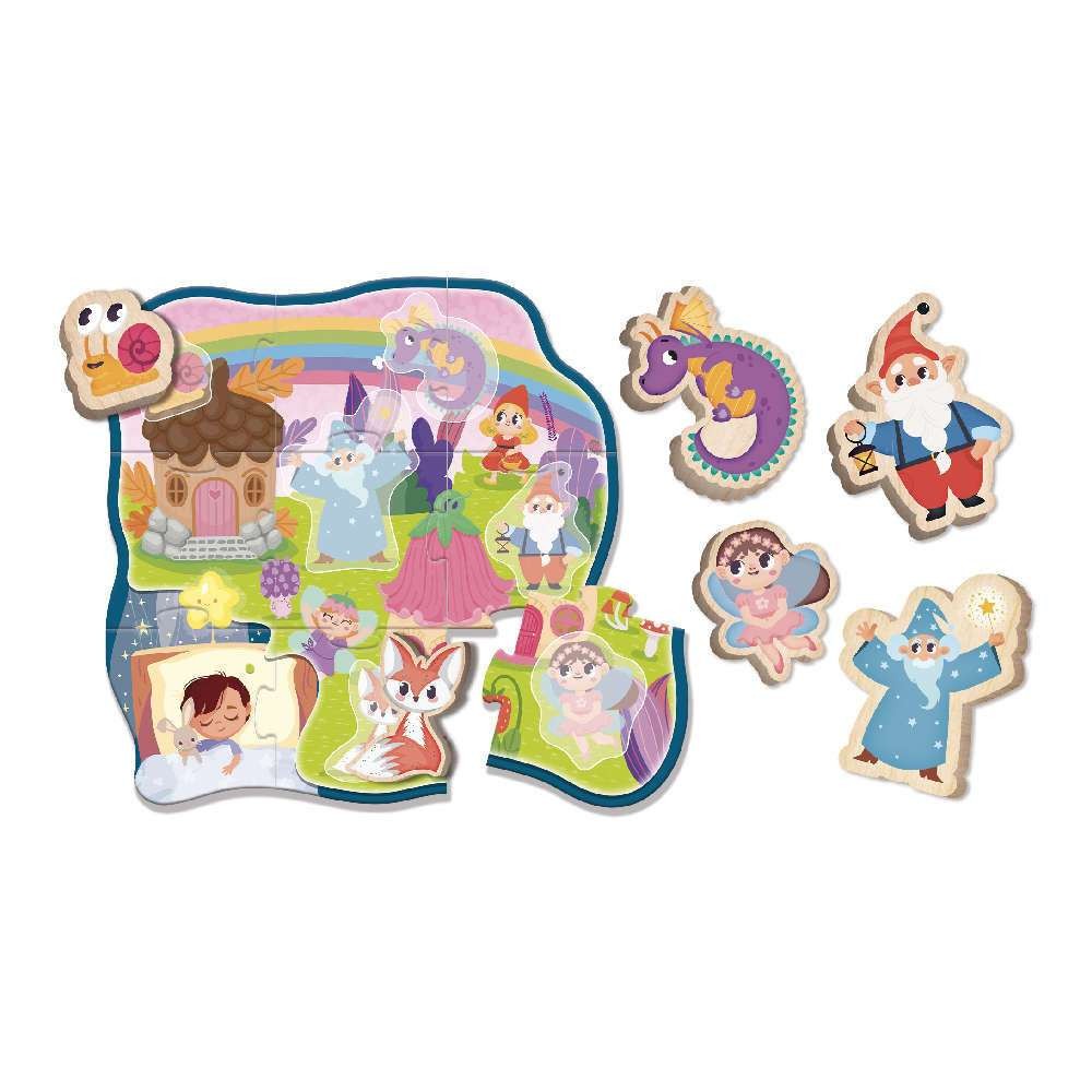 Lisciani Παίζουμε & Μαθαίνουμε Montessori Wood Puzzle Dream 96862 - LISCIANI