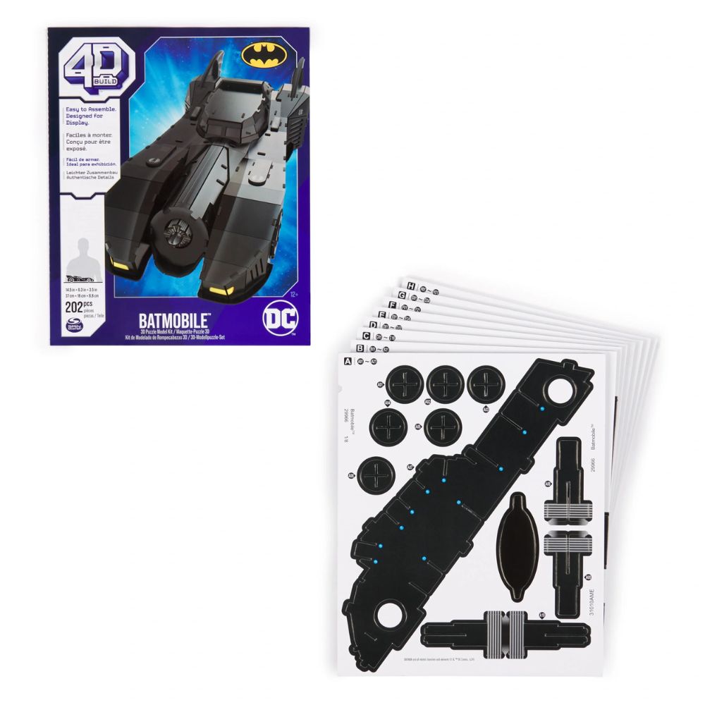 Spin Master 4D Παζλ DC Retro Batmobile 6070178 - Spin Master
