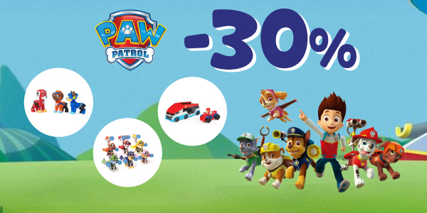 -30% ΣΤΑ ΑΓΑΠΗΜΕΝΑ ΚΟΥΤΑΒΑΚΙΑ PAW PATROL
