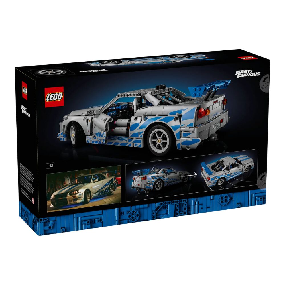 LEGO Technic 2 Fast 2 Furious Nissan Skyline GT-R (R34) 42210 - LEGO, LEGO Technic