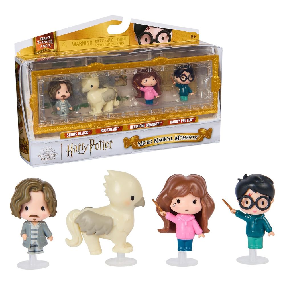 Spin Master Harry Potter: Micro Magical Moments - Sirius Black/Buckbeak/Hermine Granger/Harry Potter Figure Set 6069429 - Spin Master