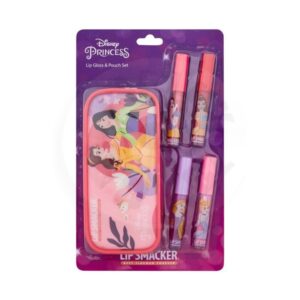 Markwins Lip Smacker Σετ 4τμχ Lip Gloss/Pouch Disney Princess 1510678E - Markwins