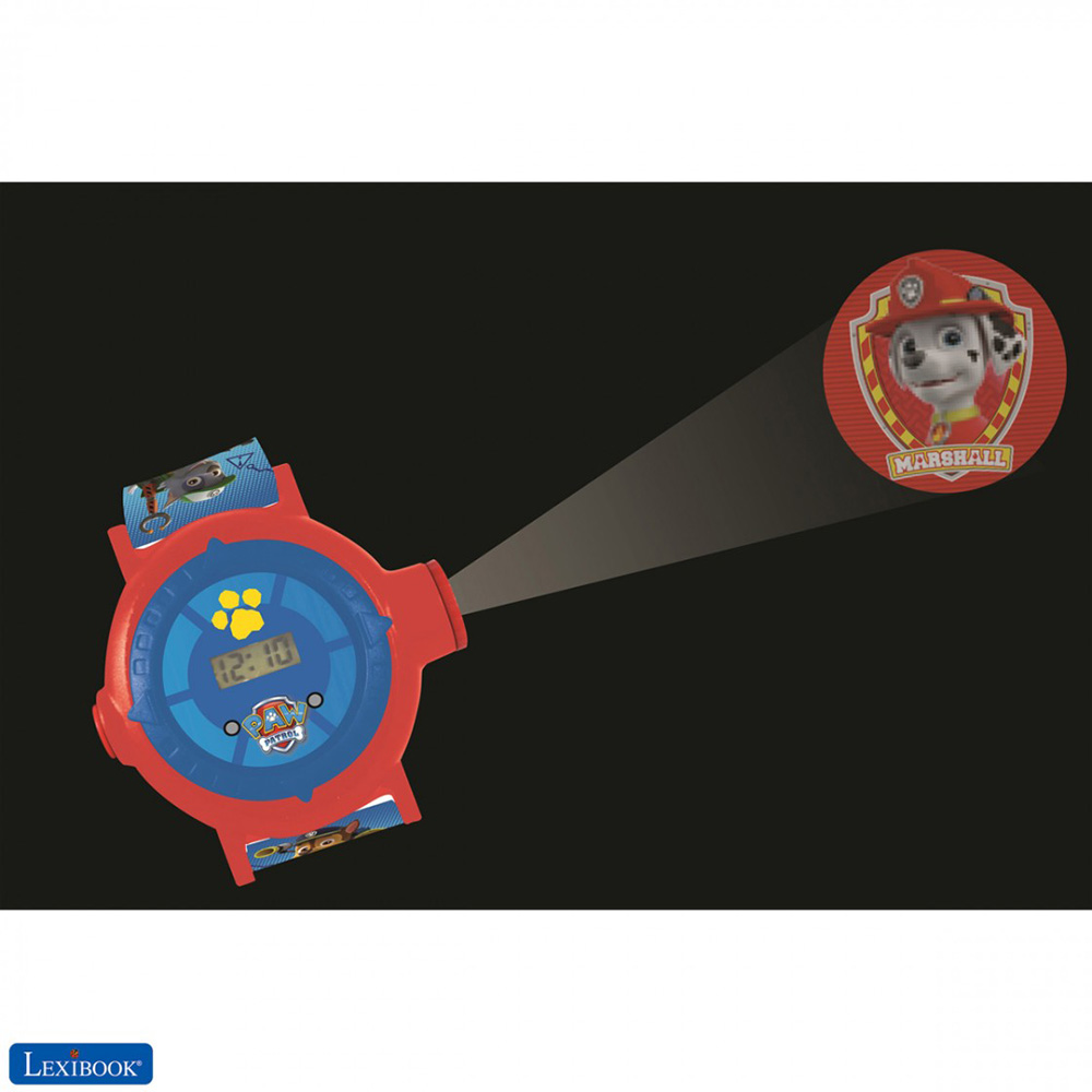 Lexibook Ψηφιακό Ρολόι Paw Patrol Προτζέκτορας με 20 εικόνες DMW050PA - Lexibook
