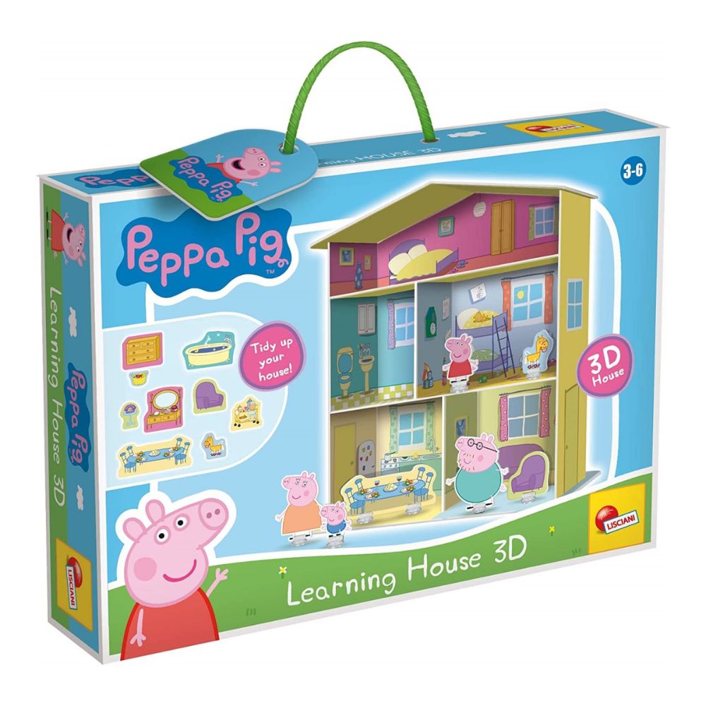 Lisciani Peppa Pig Learning House 3D 92055 - LISCIANI