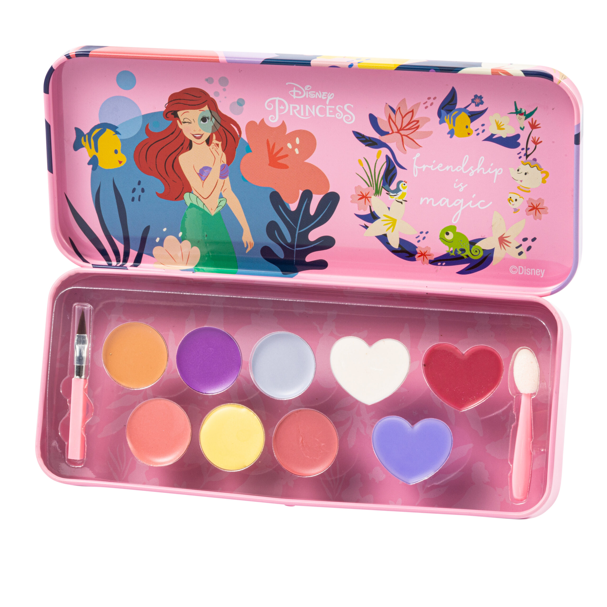 Markwins Lip Smacker Σετ Μακιγιάζ Disney Princess Lip & Face Tin 1510672E - Markwins
