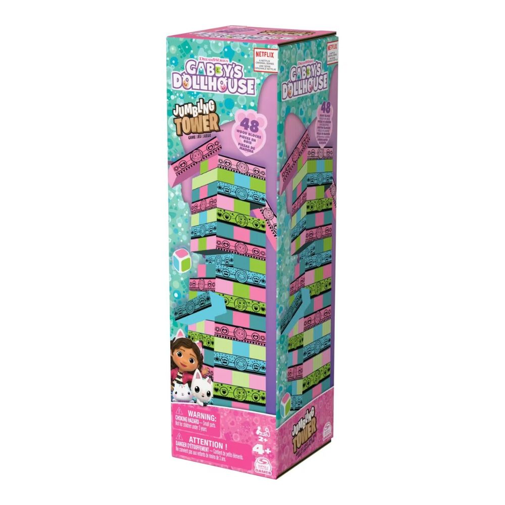 Spin Master Gabby's Dollhouse Jumbling Tower 606677 - Spin Master